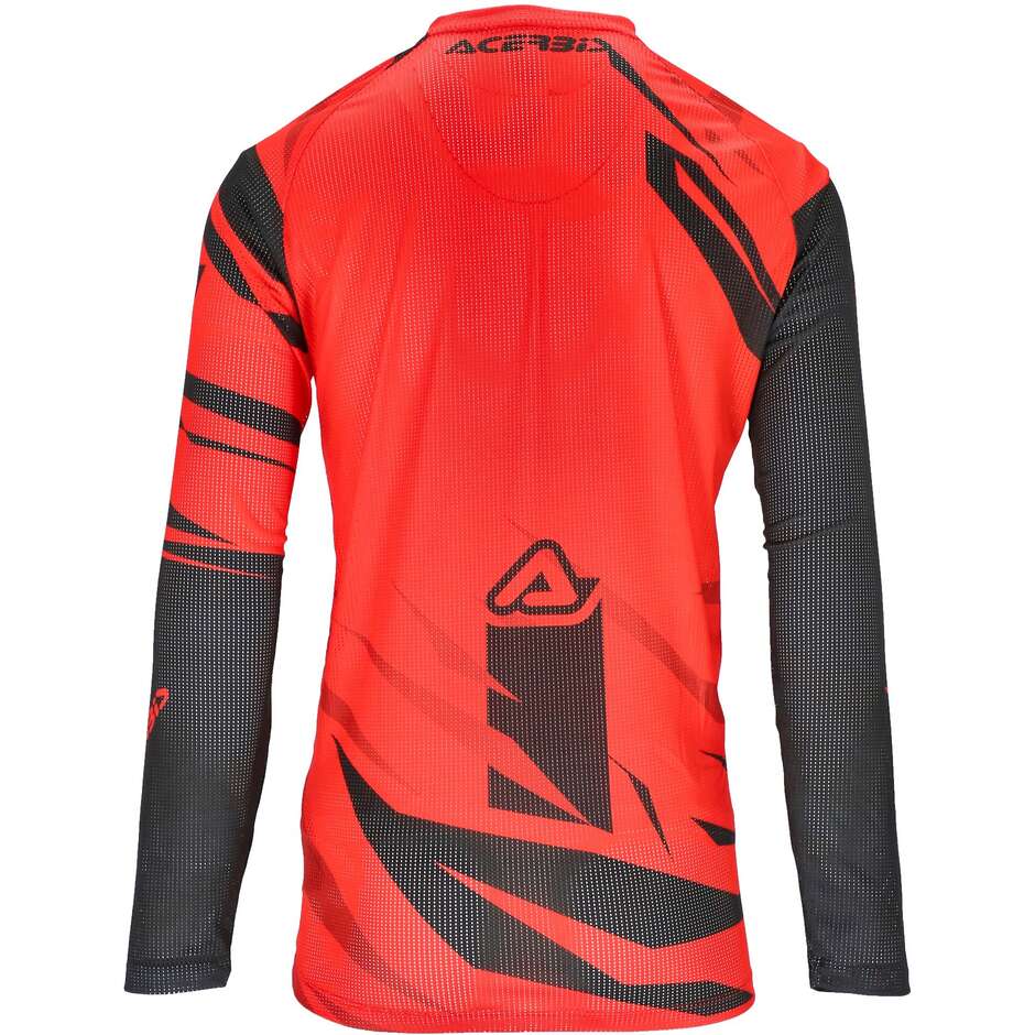 Acerbis MX J-WINDY FOUR VENTED Mtb Motorcycle Jersey Black Red