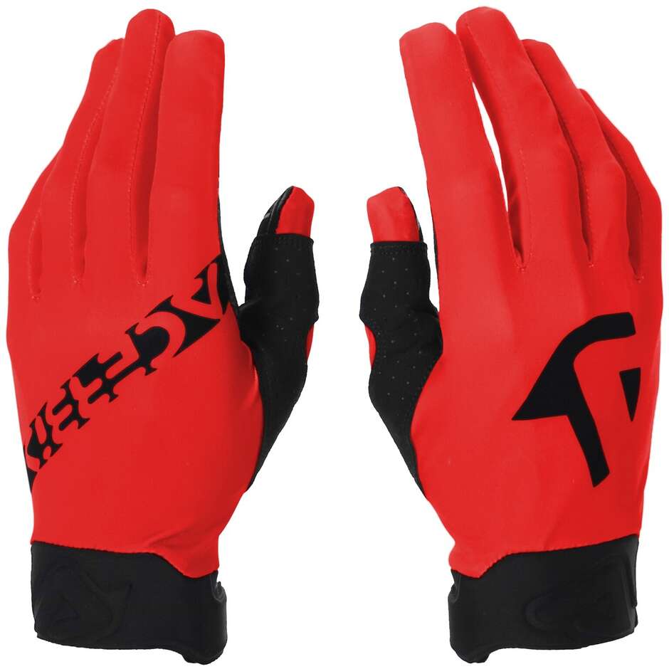 Acerbis MX LINEAR 2.0 Motocross Gloves Red Black