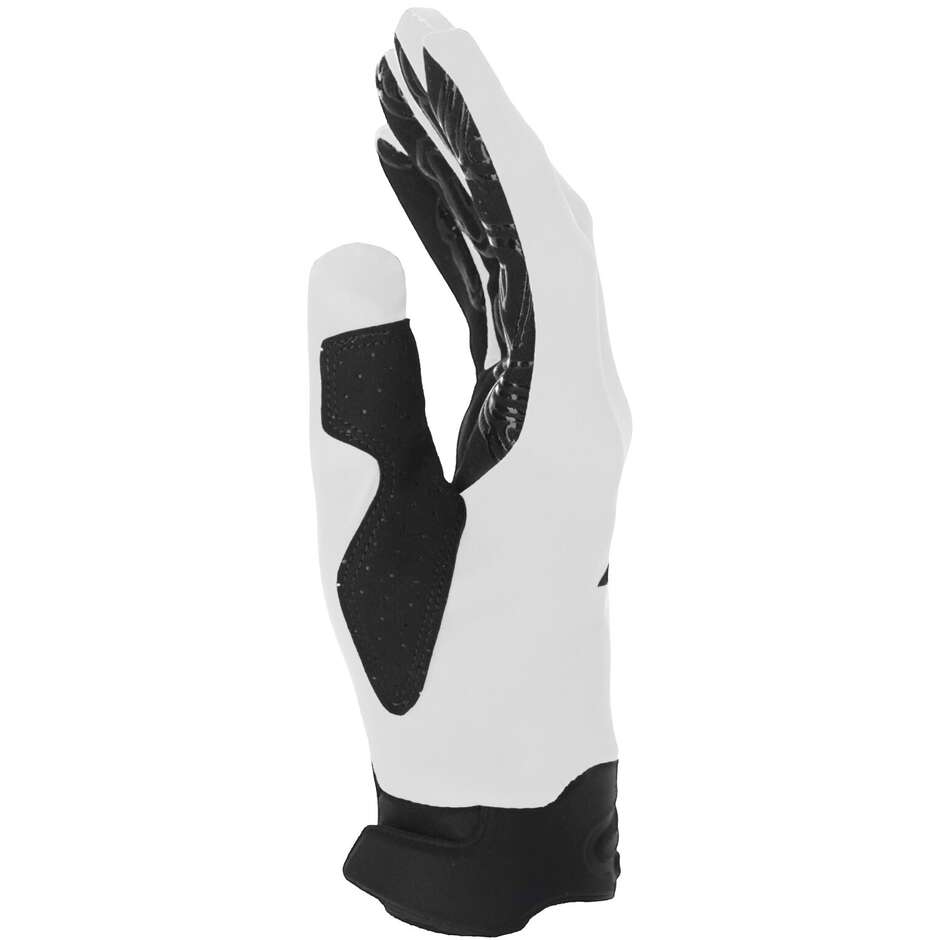 Acerbis MX LINEAR KID 2.0 Kinder-Moto-Cross-Handschuhe Weiß Schwarz