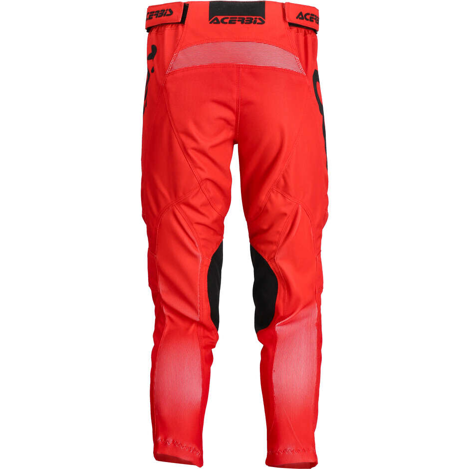 Acerbis MX LINEAR KID Kids Motocross Pants Black Red
