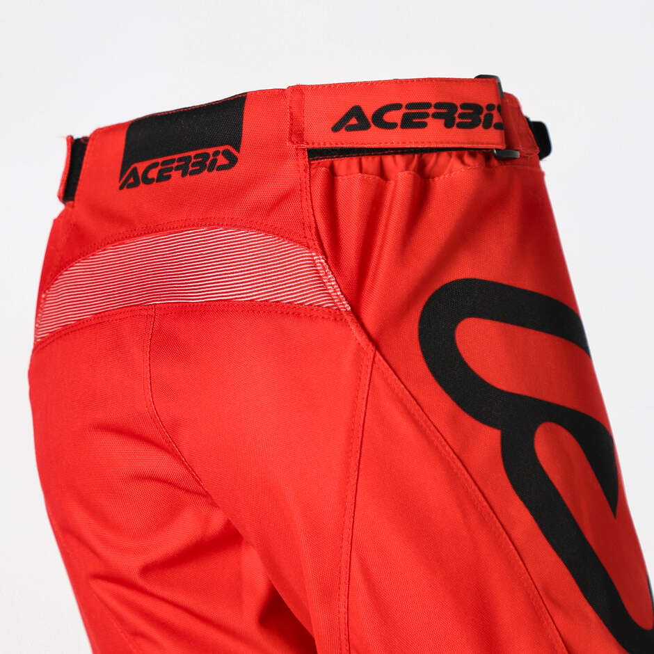 Acerbis MX LINEAR KID Kids Motocross Pants Black Red