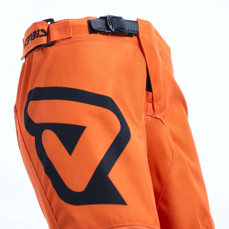 Acerbis MX LINEAR KID Kinder Motocross Hose Schwarz Orange
