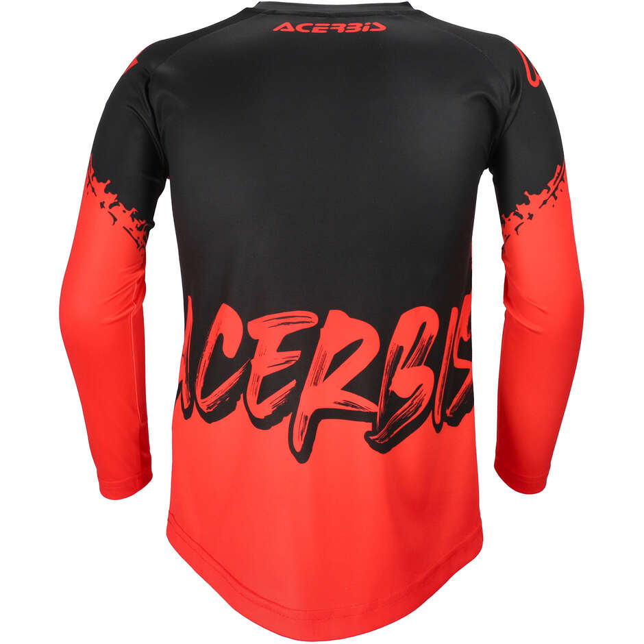 Acerbis MX LINEAR KID Kinder Motocross Trikot schwarz/rot