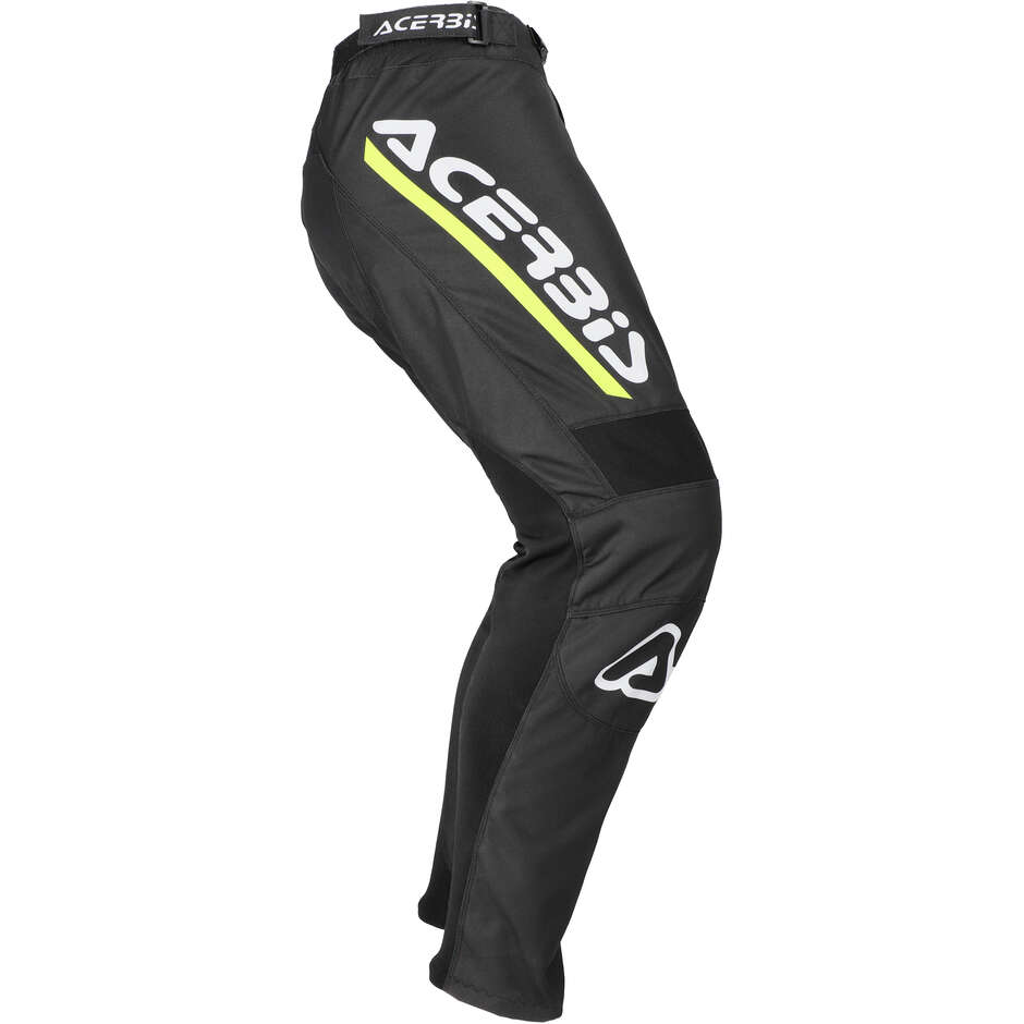 ACERBIS MX LINEAR LUGO Motocross Enduro Pants Black Yellow