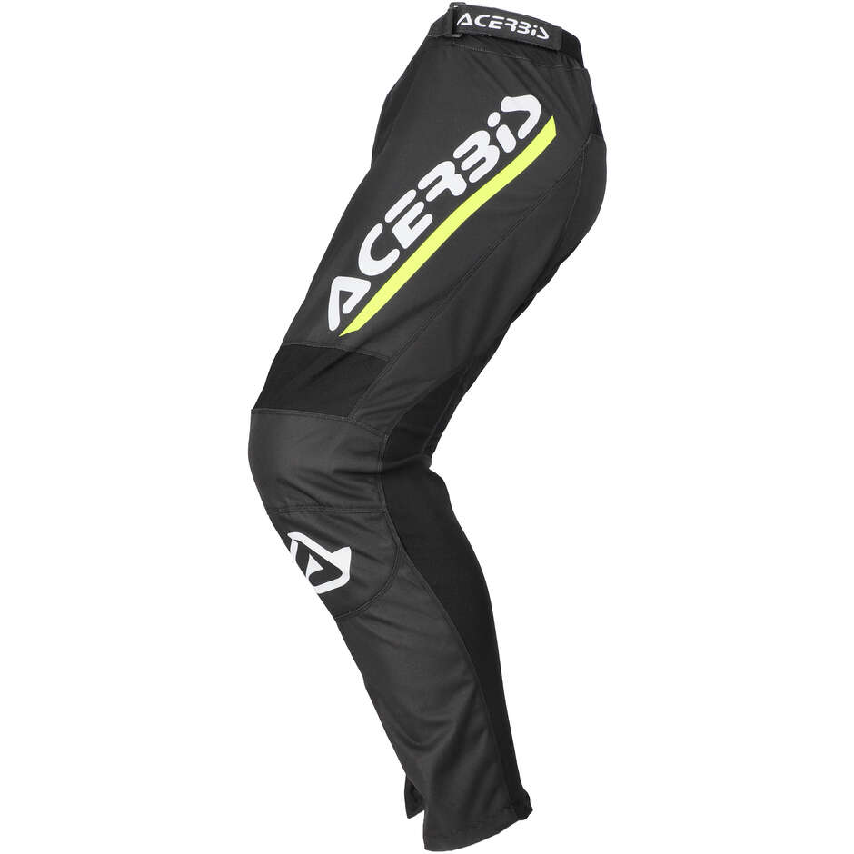 ACERBIS MX LINEAR LUGO Motocross Enduro Pants Black Yellow
