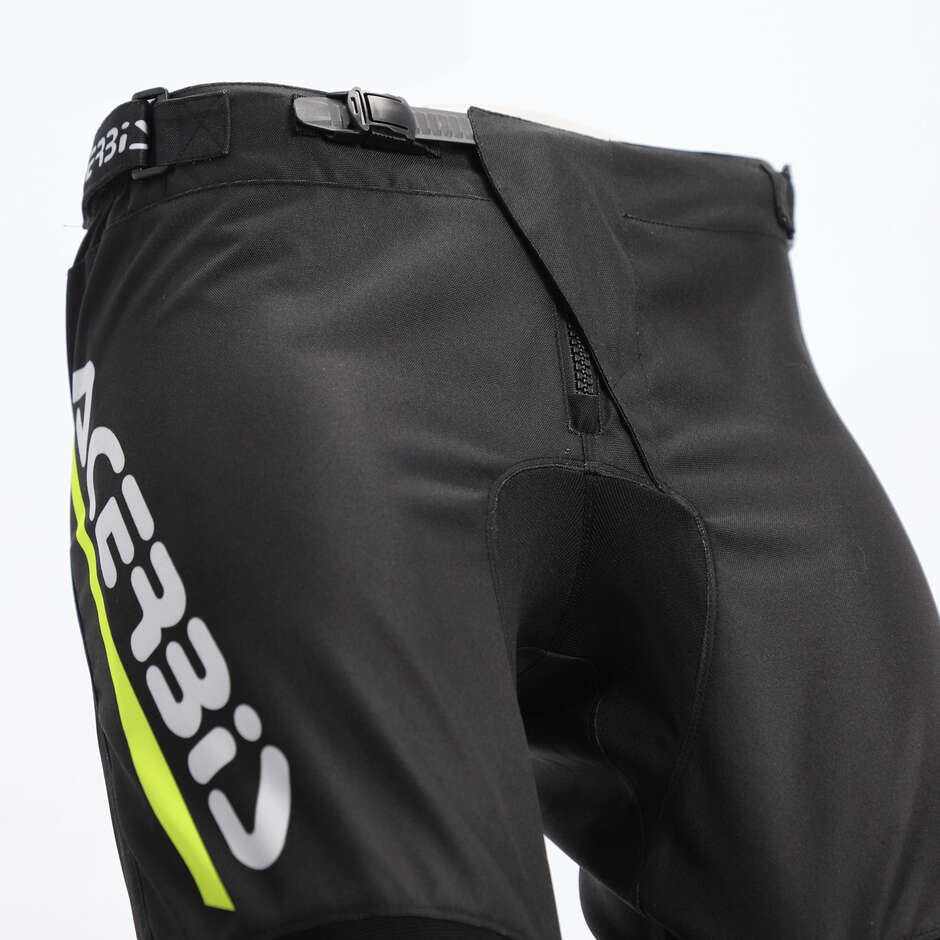 ACERBIS MX LINEAR LUGO Motocross Enduro Pants Black Yellow