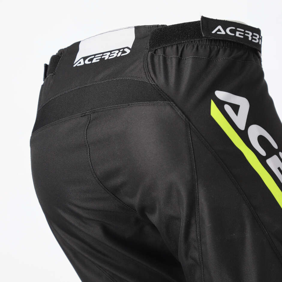 ACERBIS MX LINEAR LUGO Motocross Enduro Pants Black Yellow