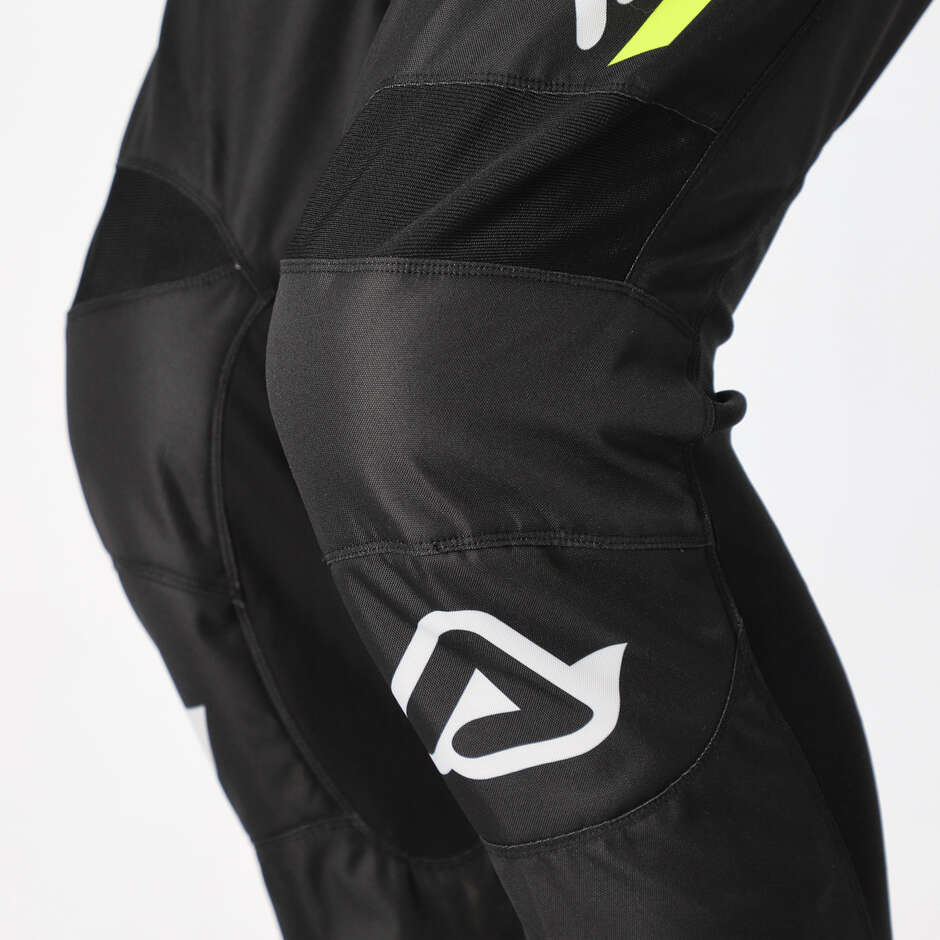 ACERBIS MX LINEAR LUGO Motocross Enduro Pants Black Yellow