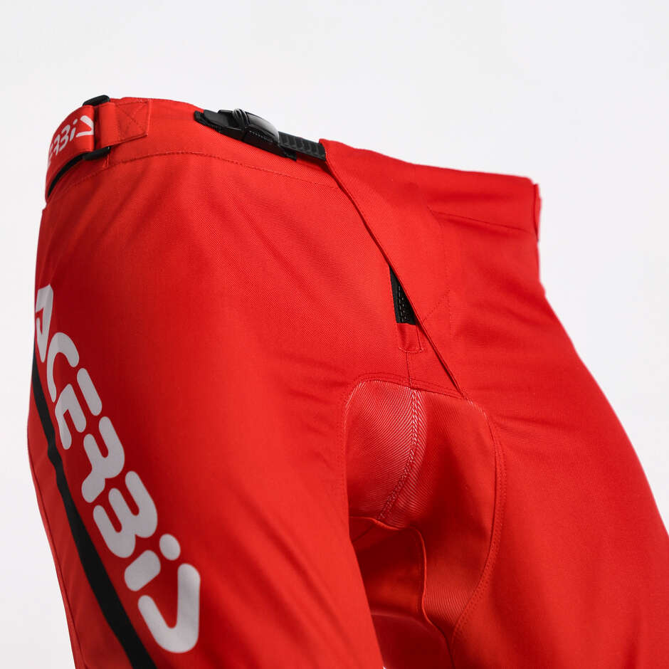 ACERBIS MX LINEAR LUGO Motocross Enduro Pants Red White
