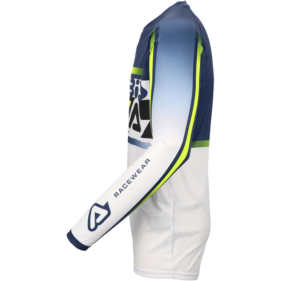 ACERBIS MX LINEAR LUGO Motocross Enduro Trikot Blau Gelb