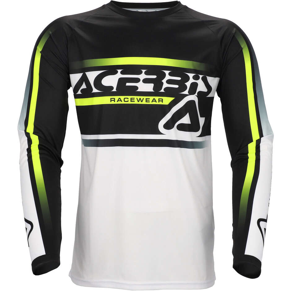 ACERBIS MX LINEAR LUGO Motocross Enduro Trikot Schwarz Weiß