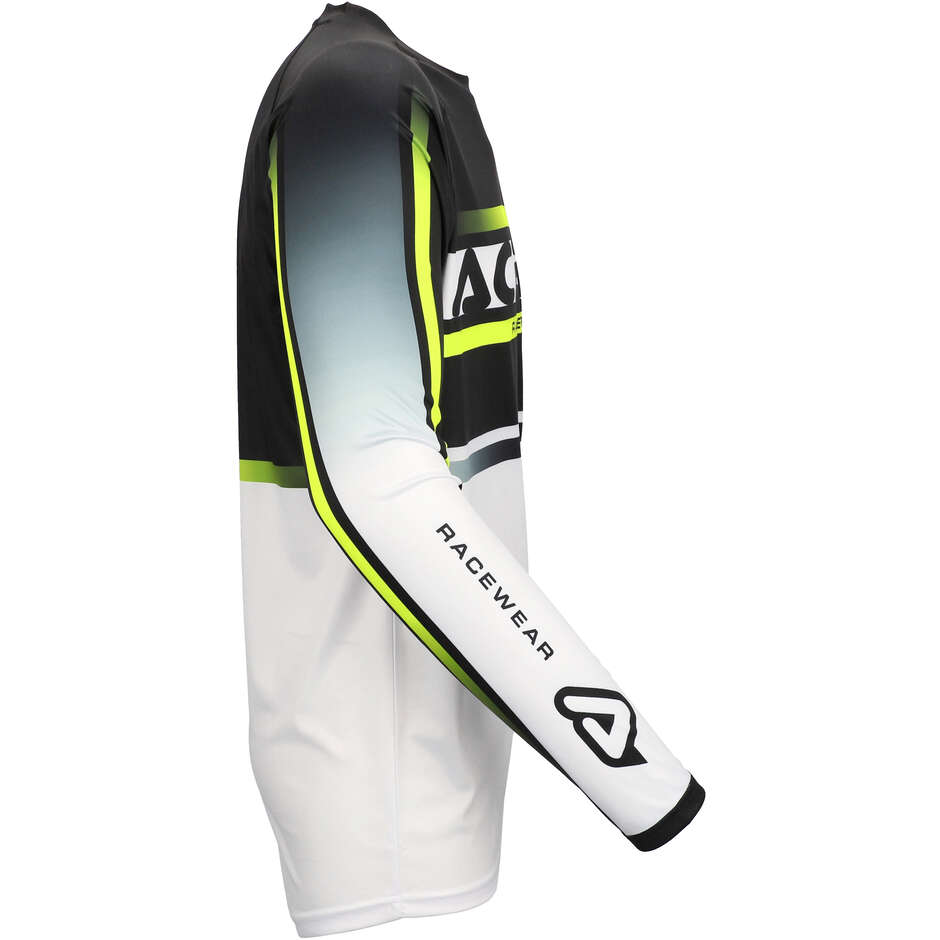 ACERBIS MX LINEAR LUGO Motocross Enduro Trikot Schwarz Weiß