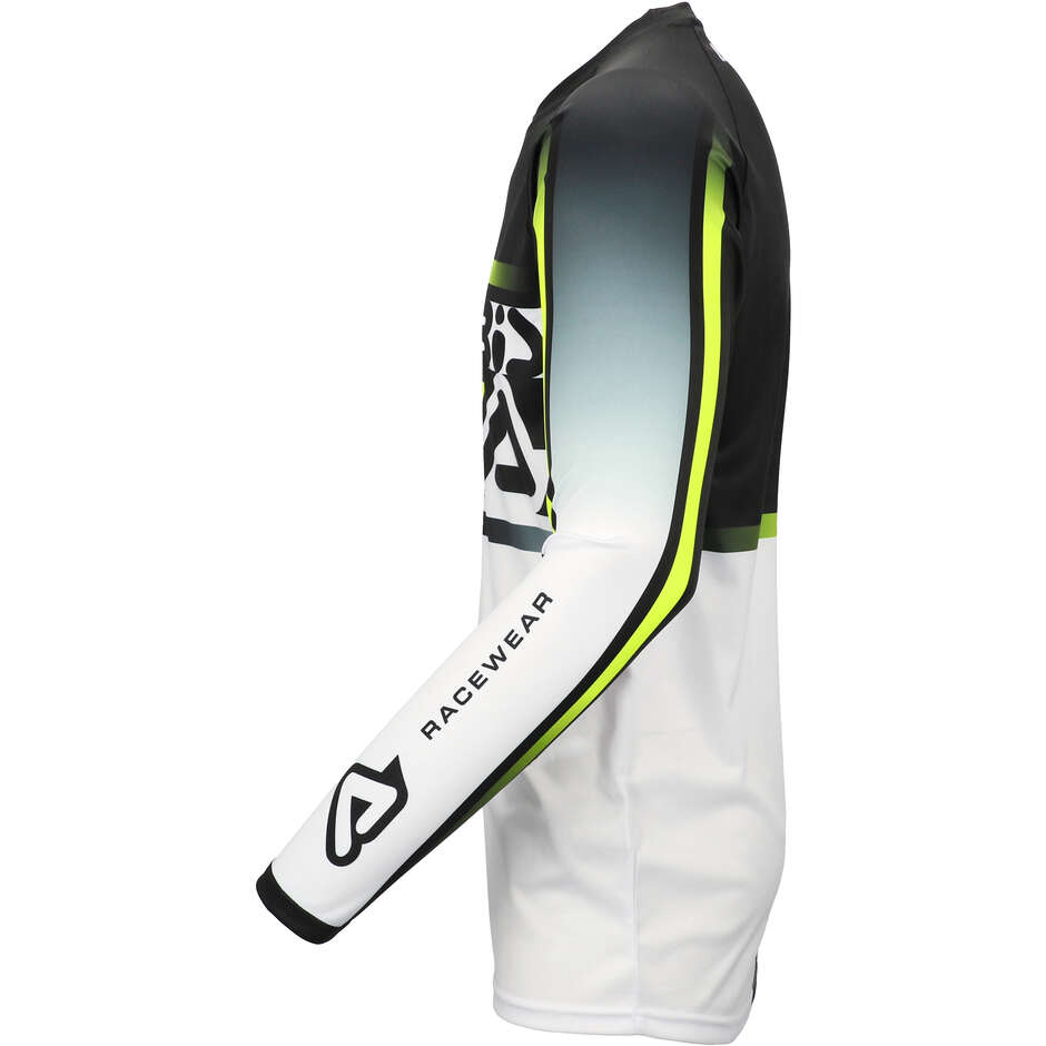 ACERBIS MX LINEAR LUGO Motocross Enduro Trikot Schwarz Weiß