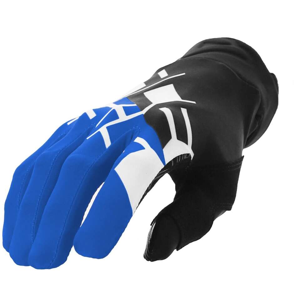 Acerbis MX LINEAR Offroad-Handschuhe Blau Schwarz