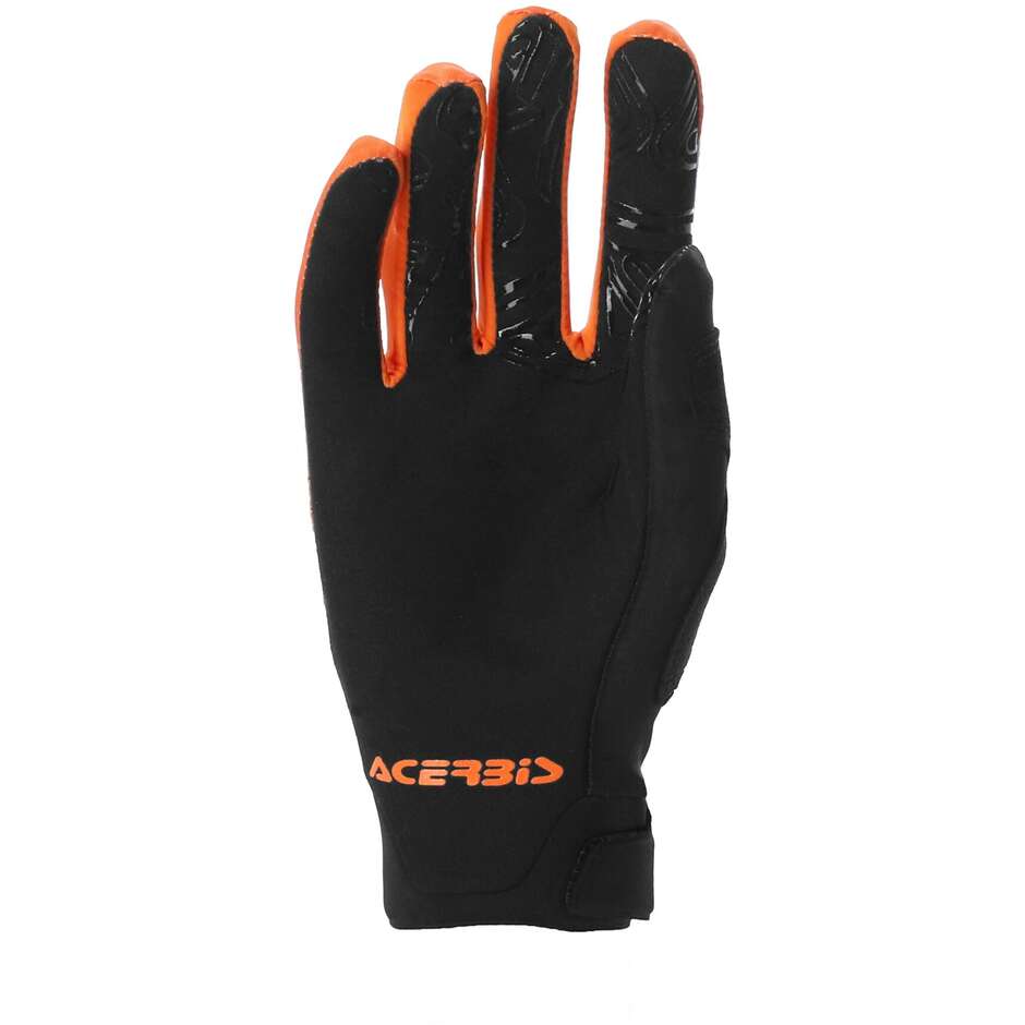Acerbis MX LINEAR Offroad-Handschuhe Orange Schwarz