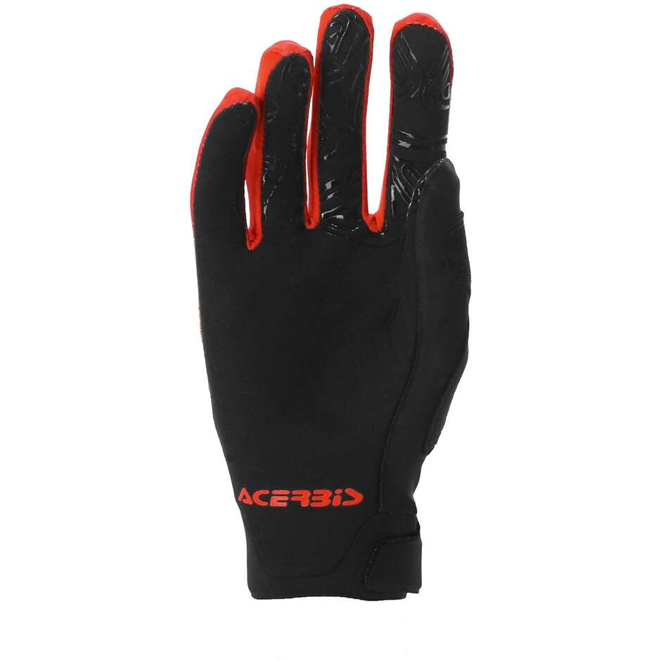 Acerbis MX LINEAR Offroad-Handschuhe Rot Schwarz