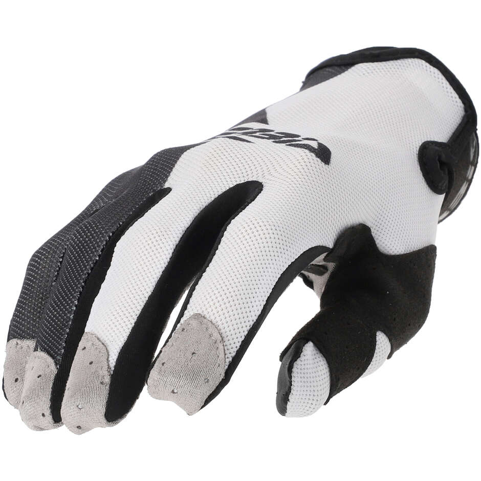 Acerbis MX-P 2.0 Vented Cross Enduro Motorcycle Gloves Black White