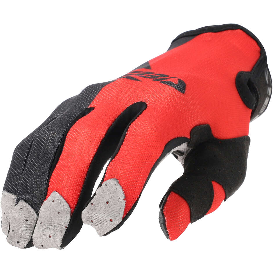 Acerbis MX-P 2.0 Vented Motocross Enduro Handschuhe Rot Schwarz