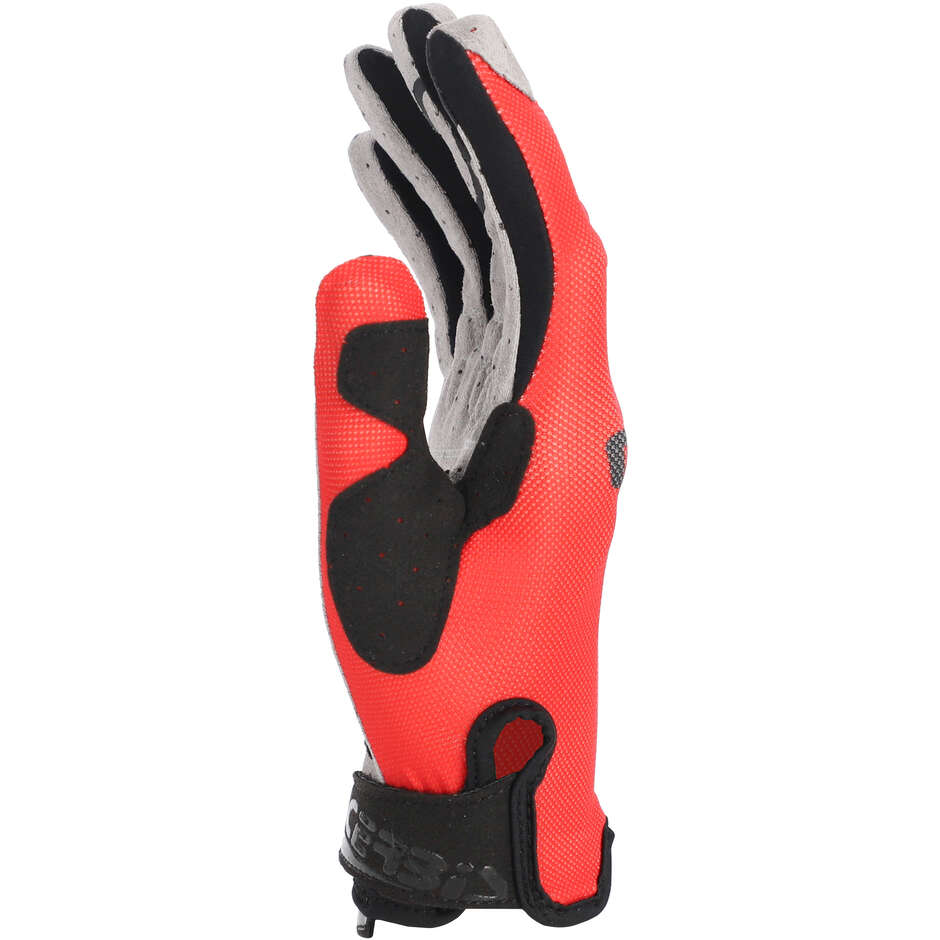 Acerbis MX-P 2.0 Vented Motocross Enduro Handschuhe Rot Schwarz