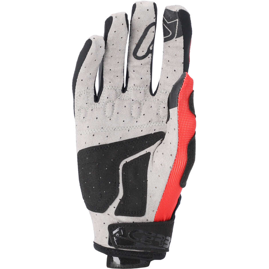 Acerbis MX-P 2.0 Vented Motocross Enduro Handschuhe Rot Schwarz