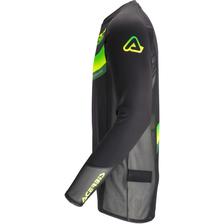 Acerbis MX TRACK 2.0 Motocross-Trikot Schwarz Grün