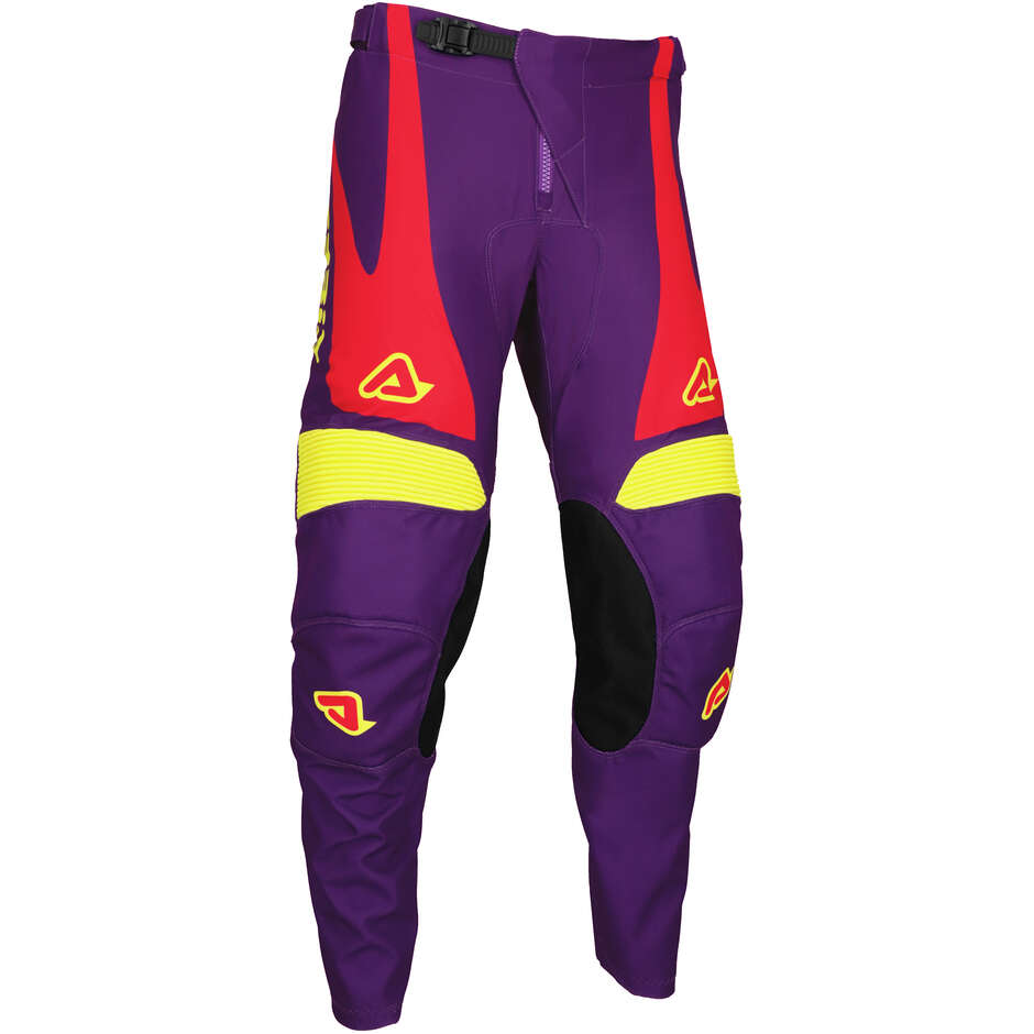 Acerbis MX TRACK ASKAR Purple Red Cross Enduro Motorcycle Pants