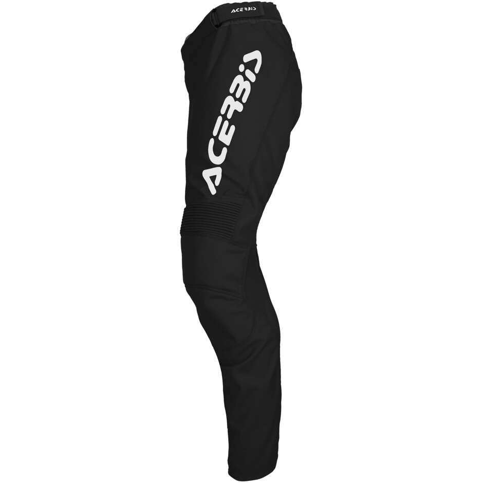 Acerbis MX TRACK INC. Motocross Enduro Pants Black White