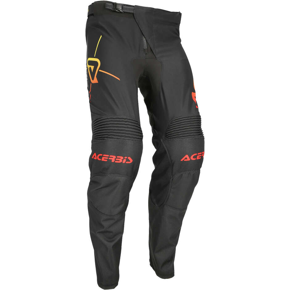 Acerbis MX TRACK INC. Motocross Enduro Pants Black Yellow