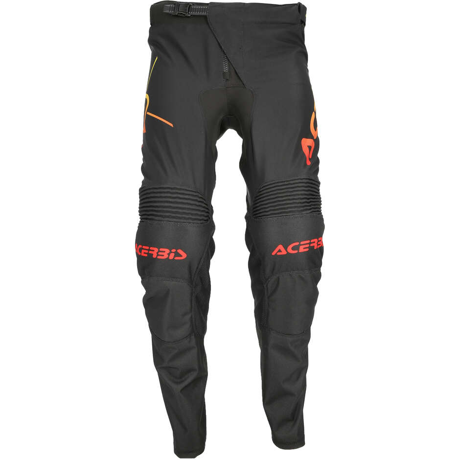 Acerbis MX TRACK INC. Motocross Enduro Pants Black Yellow