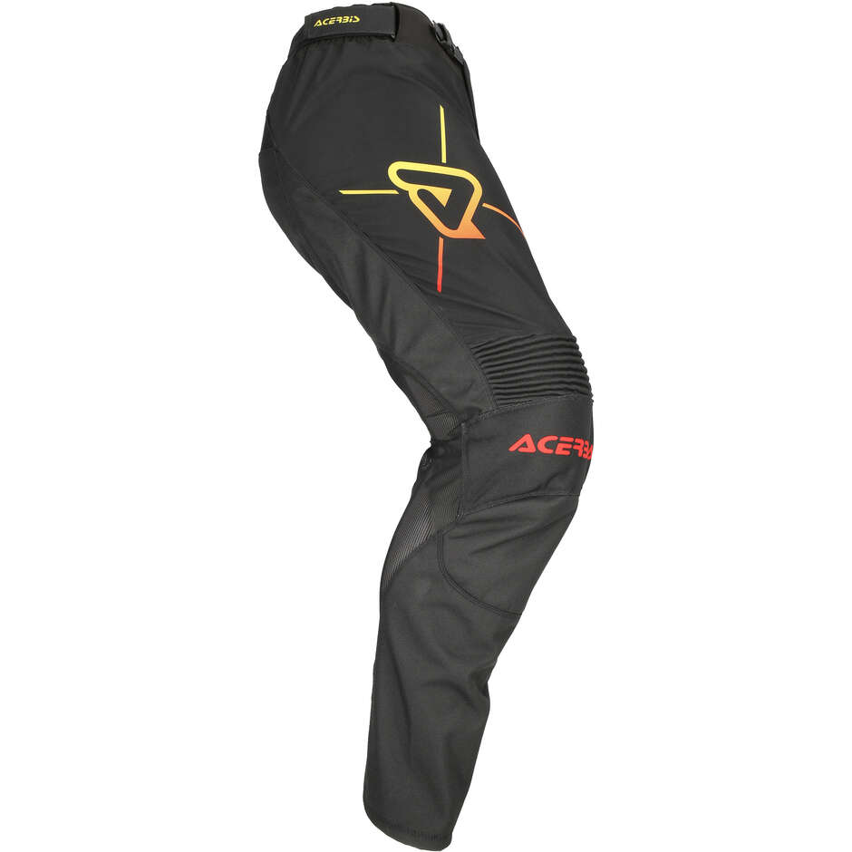 Acerbis MX TRACK INC. Motocross Enduro Pants Black Yellow