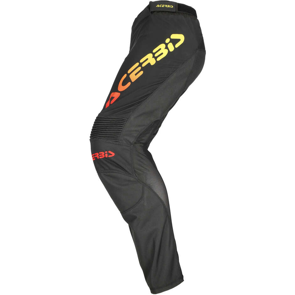 Acerbis MX TRACK INC. Motocross Enduro Pants Black Yellow