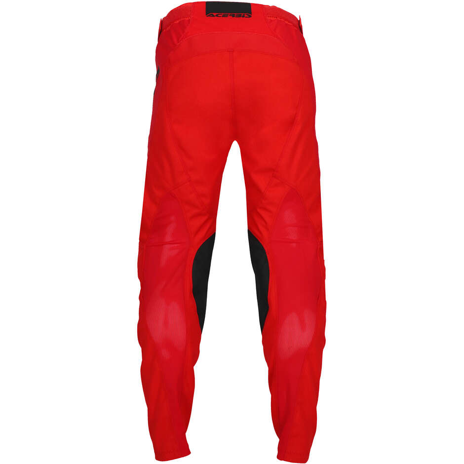 Acerbis MX TRACK INC. Motocross Enduro Pants Red Black