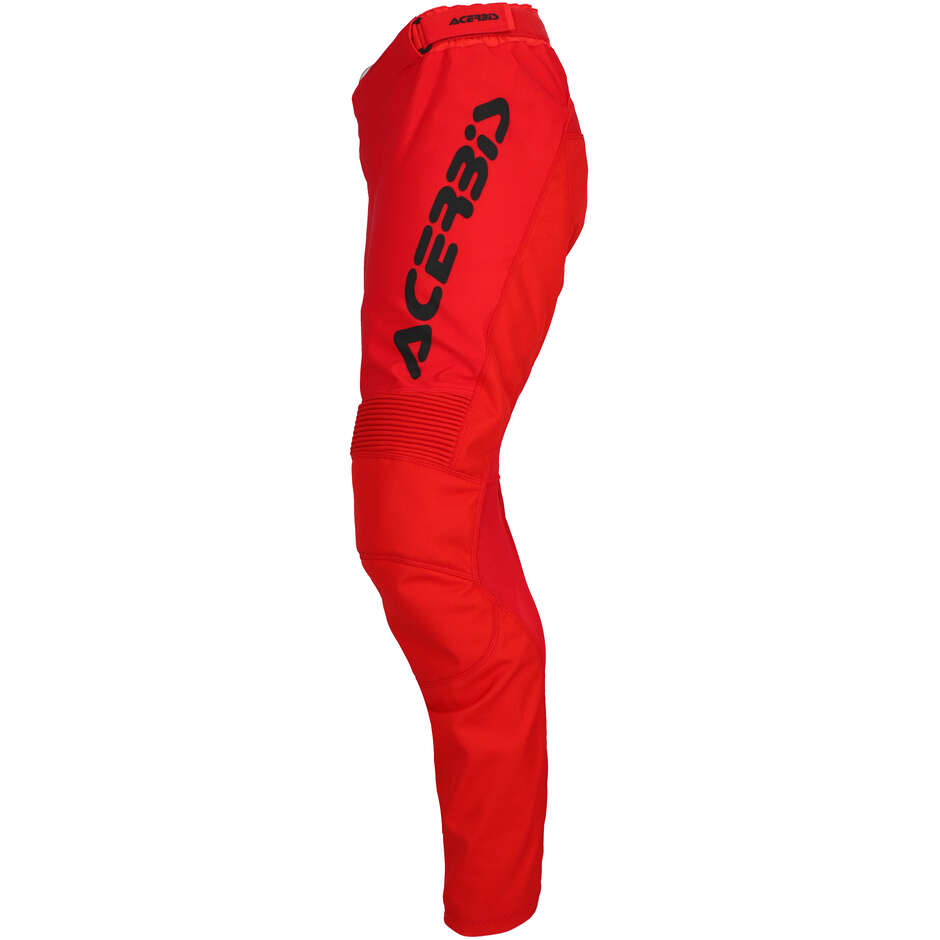 Acerbis MX TRACK INC. Motocross Enduro Pants Red Black