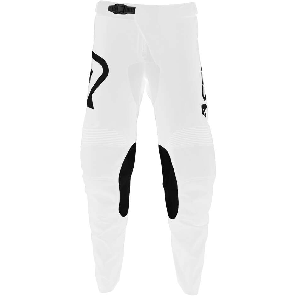 Acerbis MX TRACK INC. Motocross Enduro Pants White Black