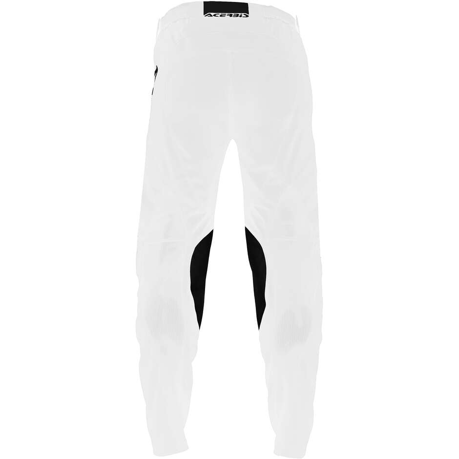 Acerbis MX TRACK INC. Motocross Enduro Pants White Black