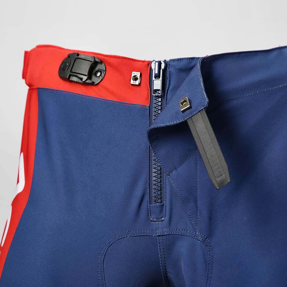 Acerbis MX TRACK INC. Red/Blue Cross Enduro Motorcycle Pants
