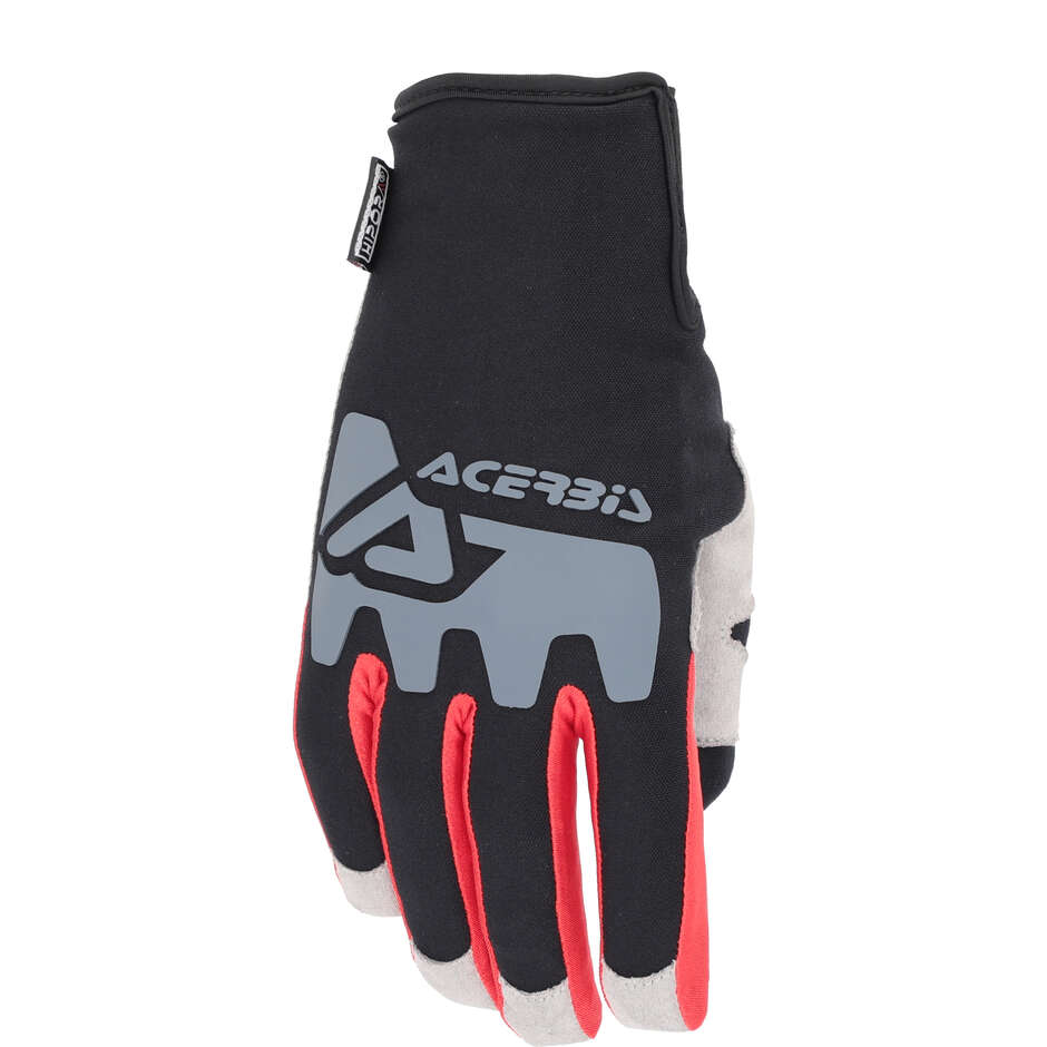 Acerbis MX-WP 2.0 Motocross Gloves Red Black