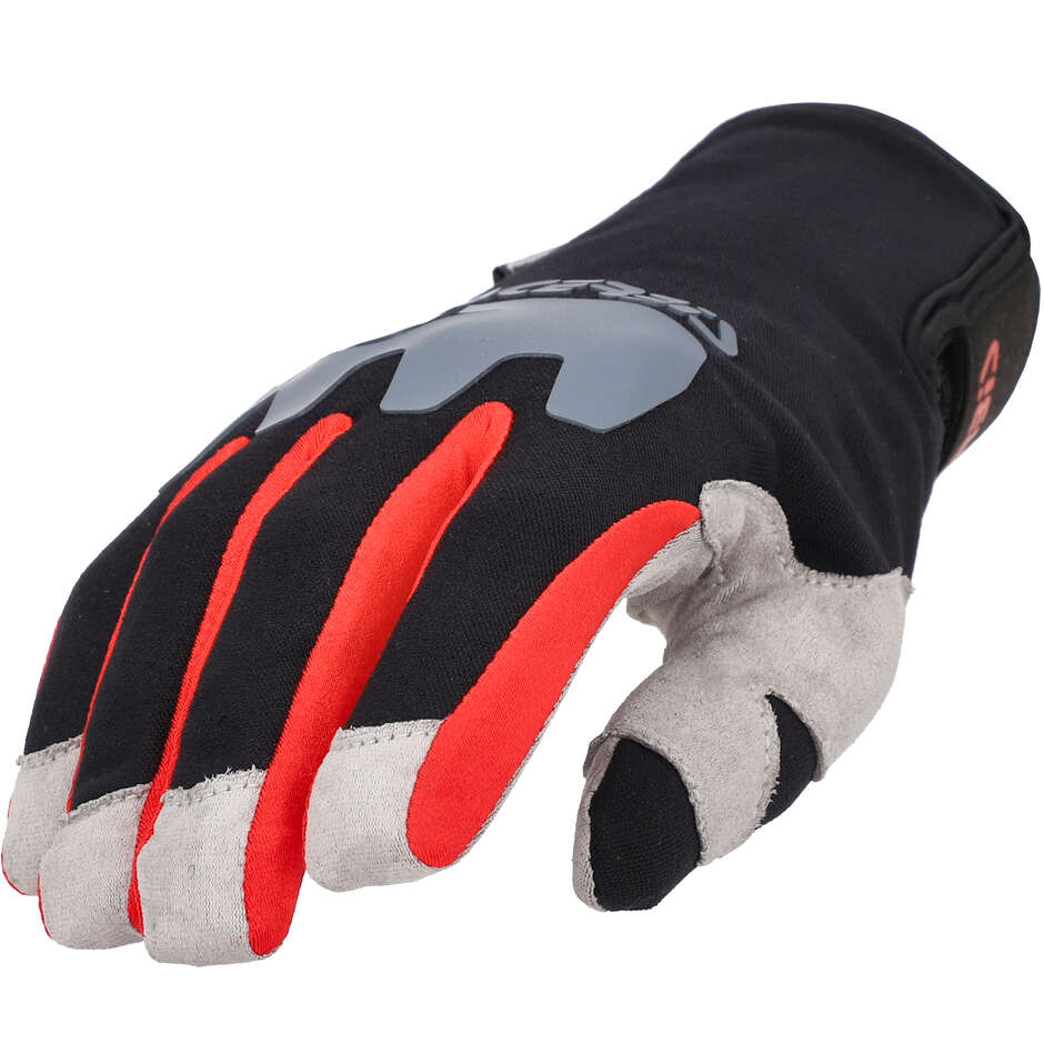 Acerbis MX-WP 2.0 Motocross-Handschuhe Rot Schwarz