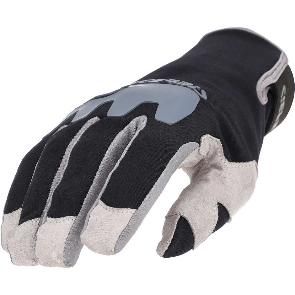 Acerbis MX-WP 2.0 Motocross-Handschuhe Schwarz Grau