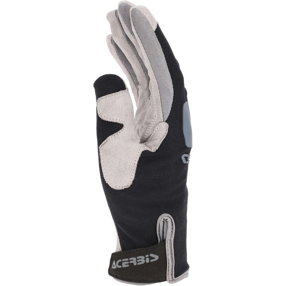 Acerbis MX-WP 2.0 Motocross-Handschuhe Schwarz Grau