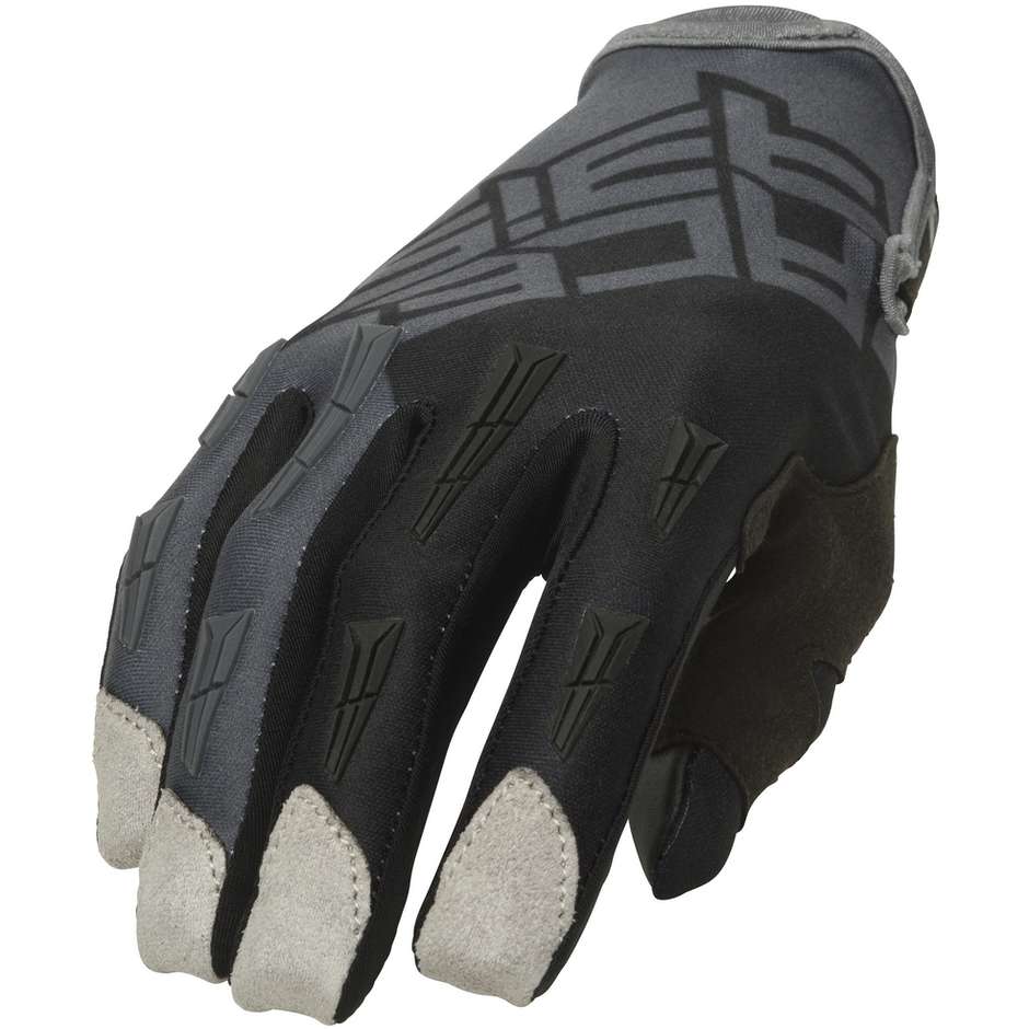 Acerbis MX XH Cross Enduro Motorcycle Gloves Black Gray