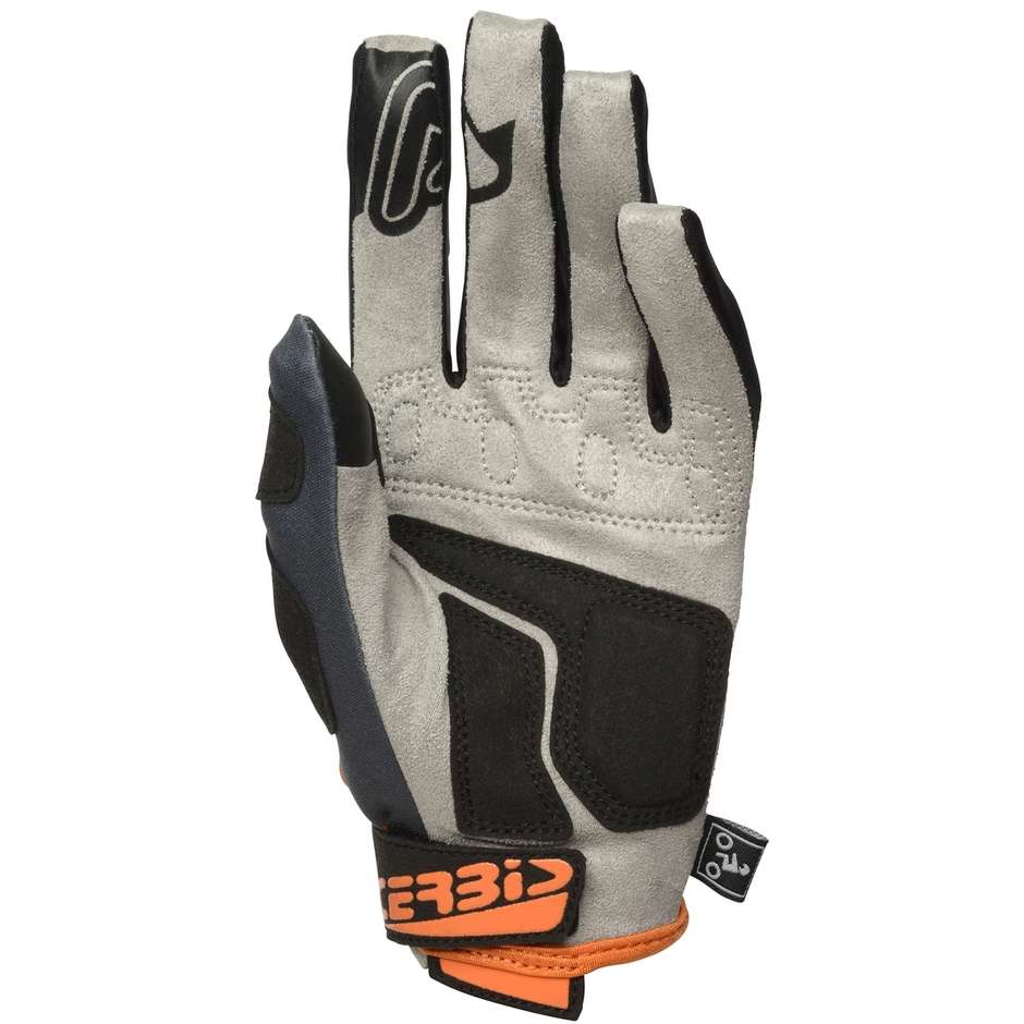 Acerbis MX XH Orange Gray Cross Enduro Motorcycle Gloves
