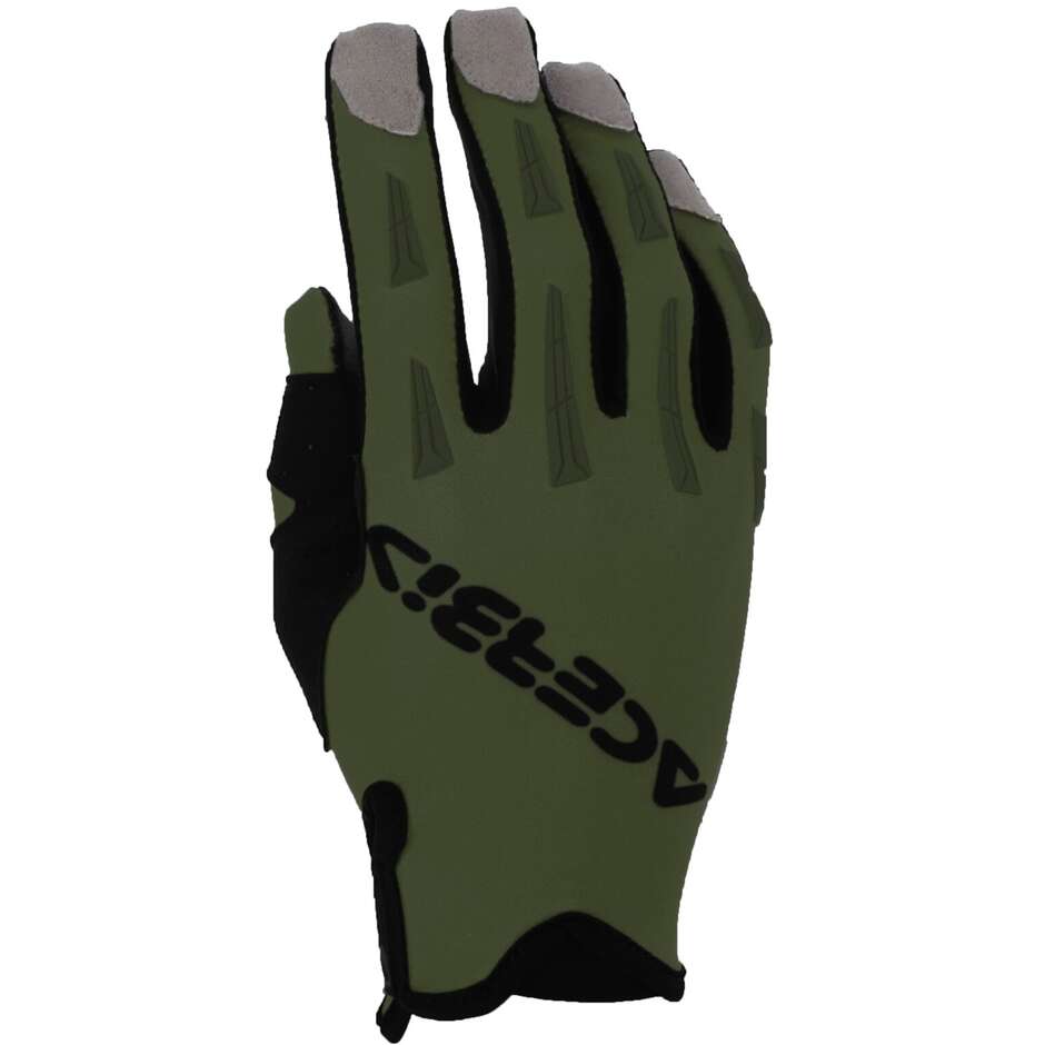 Acerbis MX XP 2.0 Militärgrüne Moto-Cross-Handschuhe