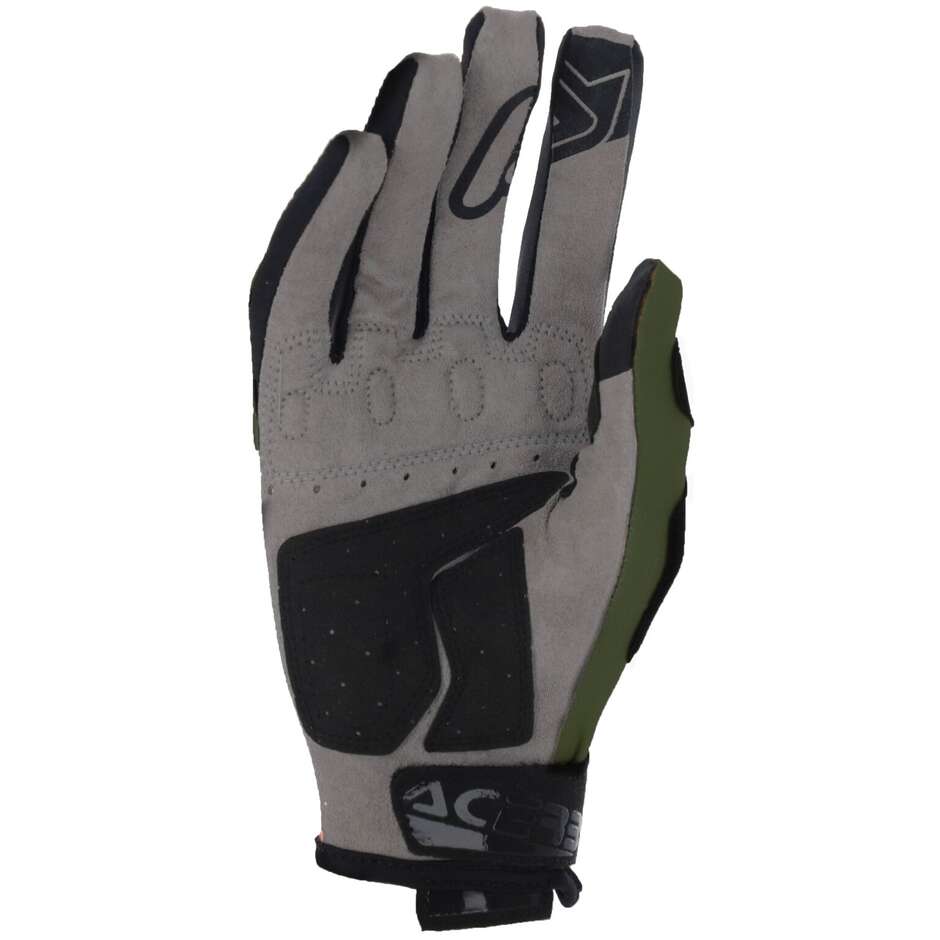 Acerbis MX XP 2.0 Militärgrüne Moto-Cross-Handschuhe