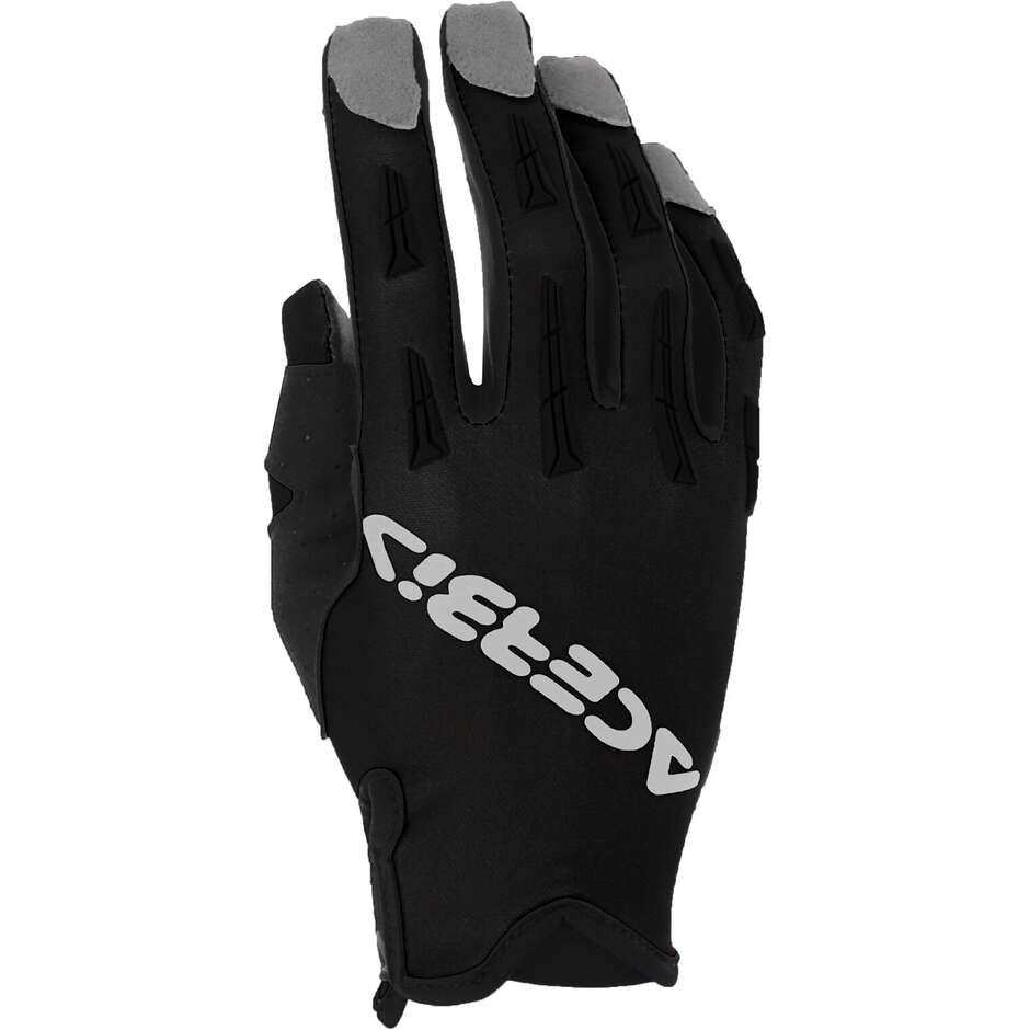 Acerbis MX XP 2.0 Motocross Gloves Black White