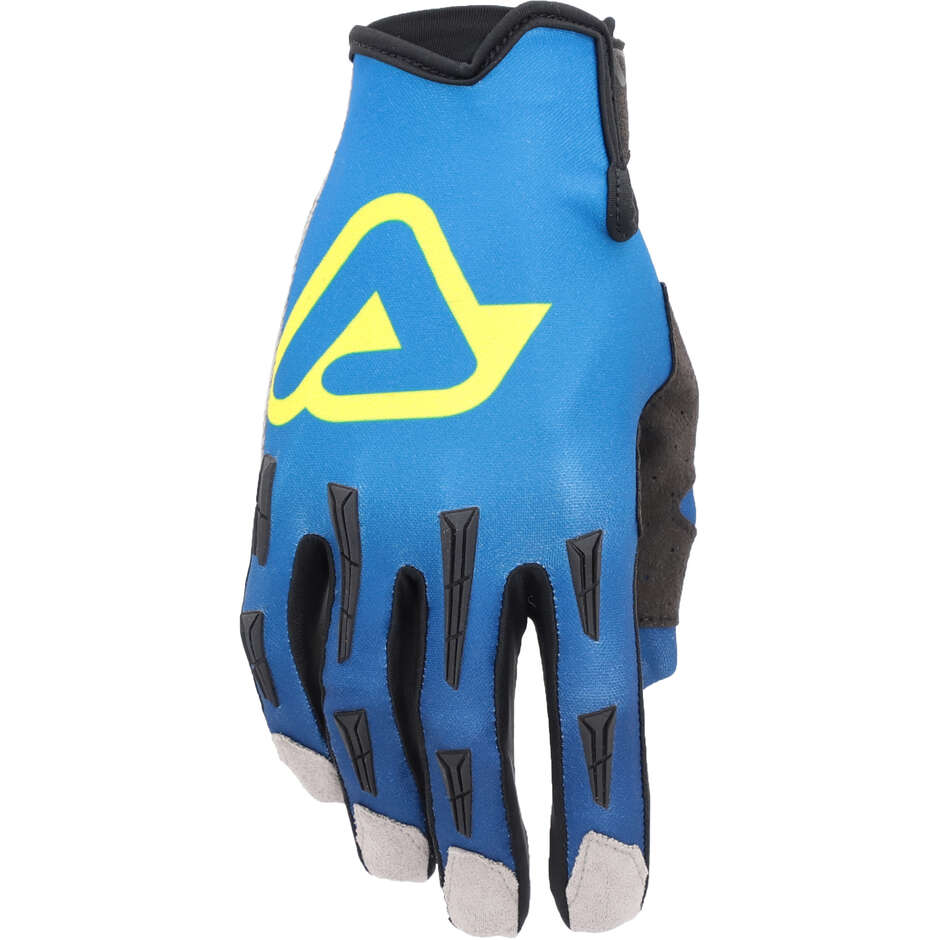 Acerbis MX XP 2.0 Motocross Gloves Blue Yellow