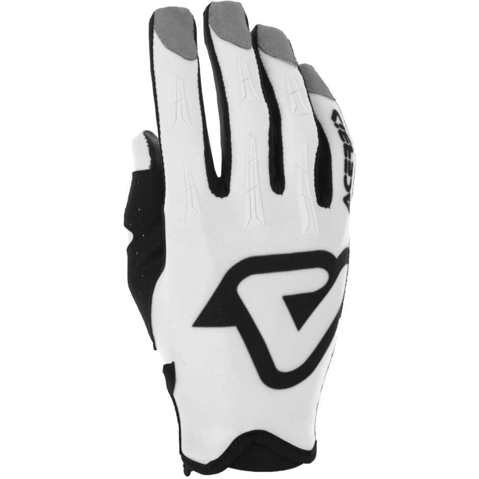 Acerbis MX XP 2.0 Motocross Gloves White Black