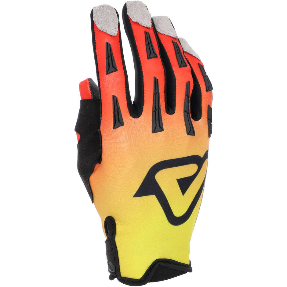 Acerbis MX XP 2.0 Motocross-Handschuhe Schwarz Gelb