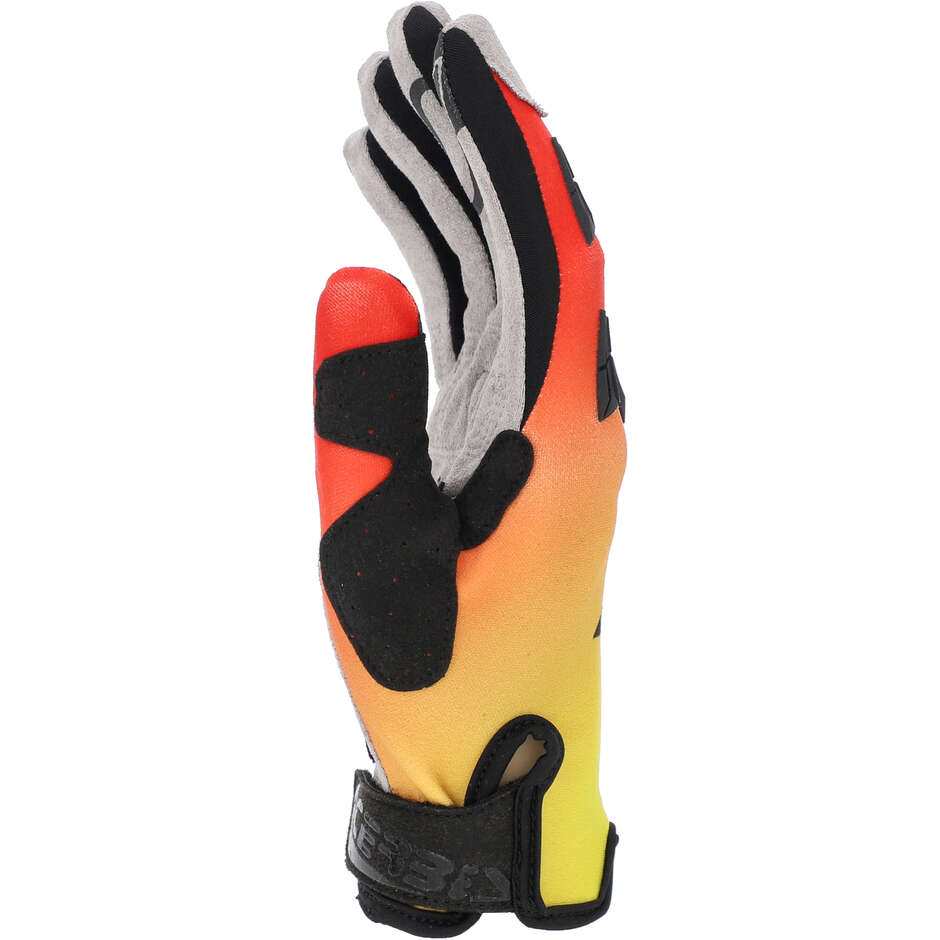 Acerbis MX XP 2.0 Motocross-Handschuhe Schwarz Gelb