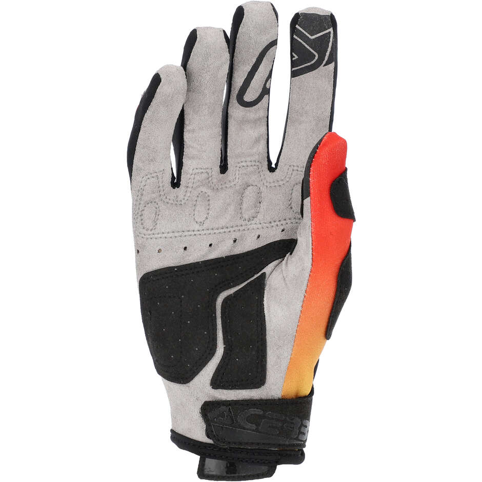 Acerbis MX XP 2.0 Motocross-Handschuhe Schwarz Gelb